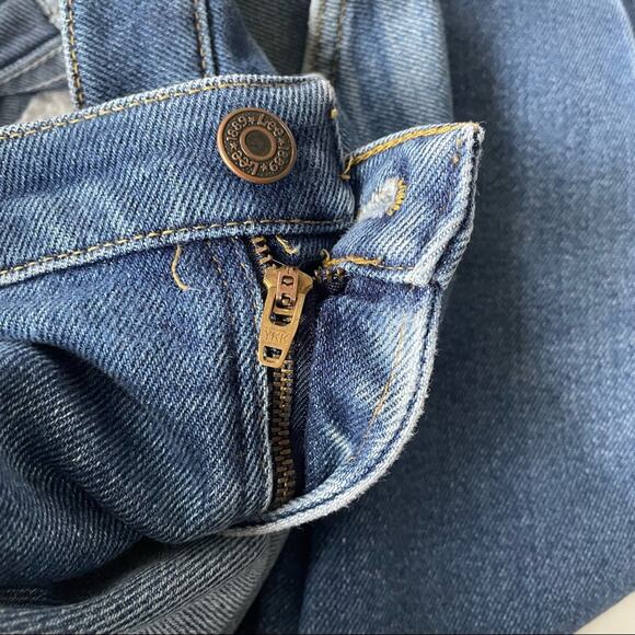 Lee Jeans Vintage 1990s Straight Leg Soft Worn Distressed 42 x 30 EUC - Picture 12 of 12